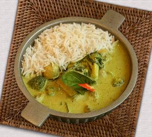 Veg Thai Green Curry Meal