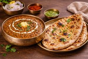 Combo Dal Makhani With Butter Naan
