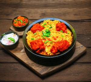 Boneless Chicken Biryani [4 Pieces]