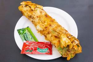 Double Achari Chicken Roll