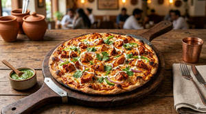 Chicken Desi Makhani Pizza