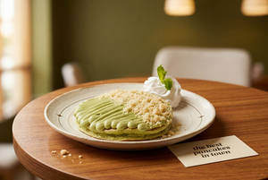Matcha Cream Cheese Pancake