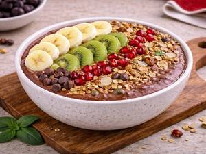 Chocolate Peanut Butter Smoothie Bowl