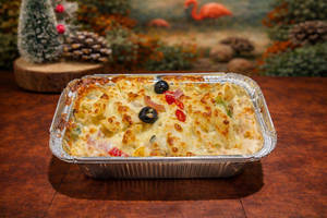 White Baked Cheese Pasta