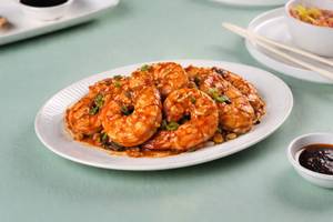 Chilli Garlic Tiger Prawns