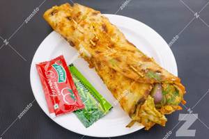 Double Egg Single Chicken Roll