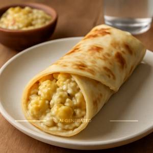Single Egg Single Aloo Roll