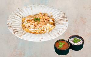 Garlic Podi Dusted Baked Fries