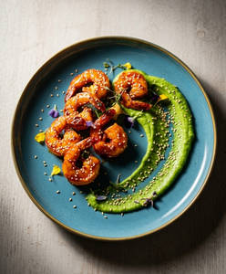 Korean-style Crispy Prawns