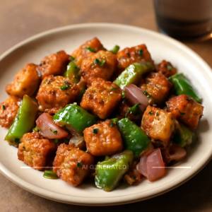 Chilli paneer dry