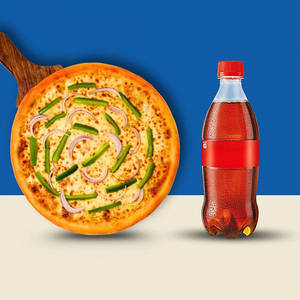 Italian Pizza + Free Coca Cola 250 Ml