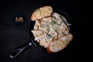 Chicken Pasta In Alfredo Sauce