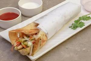 Double Chicken Seekh Roll