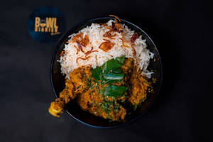 Mangalore Bowl - Ghee Coriander Rice With Sukha Chicken