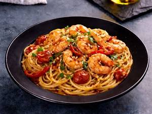 Hot & Spicy Prawn Spaghetti