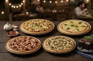 4 Regular Pizza (7") Combo