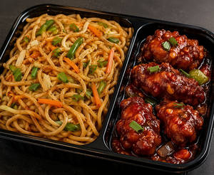 Chowmein+chicken Chilli