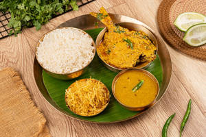 Shorshe Pomfret Mini Thali