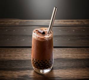 Rich Chocolate Boba Tea
