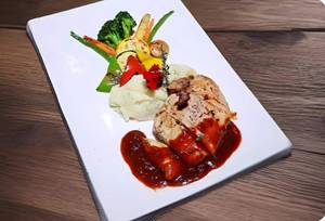 Chicken Steak In BBQ Sauce