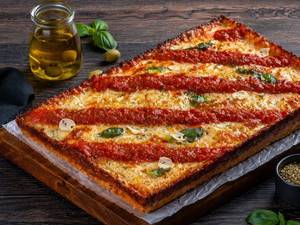 Motor City Margherita | Classic Detroit Pizza