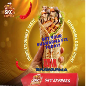 Tawa Shawarma Roll