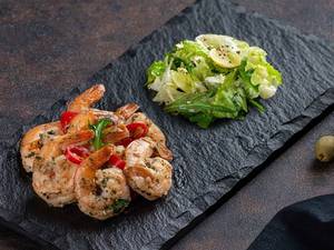D'oliva Chilli Garlic Prawns(8 Pcs)