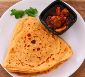 2 simple paratha sabji raita