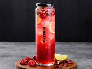 Raspberry Hibiscus Fizz