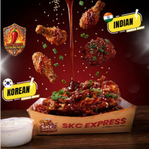 Korean 8pc Crispy Wings + 2dip