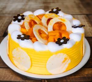 Eggless Mango Cake (Round) (500 gms)