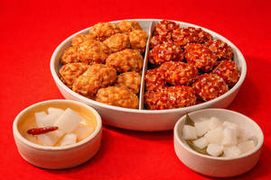 BONELESS | Korean Fried Chicken Half & Half Combo