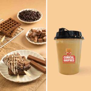 Kitkat Waffle Combo