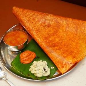 Ghee Garlic Masala Dosa