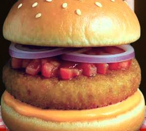 Double patty burger
