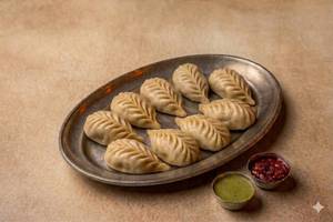 Steamed Veg MomosFull [10 PCS]