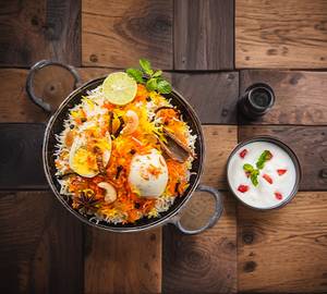 Egg Biryani With Dahi