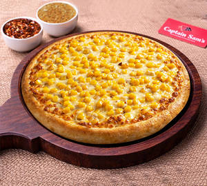 Single Topping Pizza With Corn [sn]