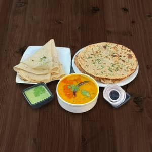 Dal Tadka With 2 Roti
