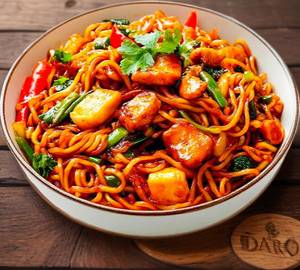 Double egg chicken noodles