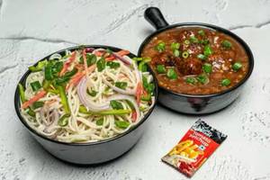 Manchurian with Noodles                                     