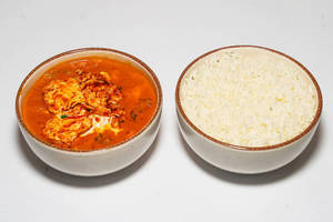 Thai Chicken Curry With Steam Rice