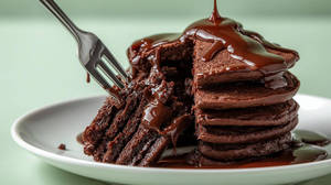 Fluffy Pancakes Chocolate