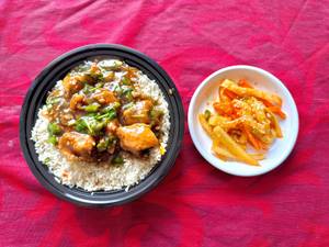 Chicken Manchurian Rice Bowl