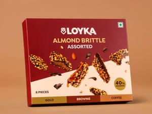 Loyka Almond Brittle Assorted Box Of 8