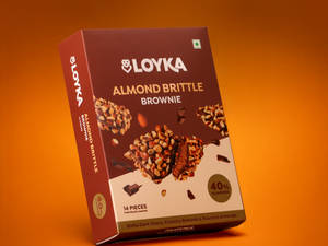 Loyka Almond Brittle Brownie Box Of 14