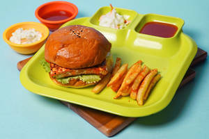 Paneer Peri Peri Burger