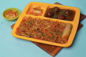 Veg Mancurian + Veg Noodles Combo