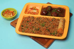 Mancurian + Veg Fried Rice Combo