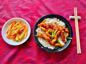 Honey Chicken Rice Bowl